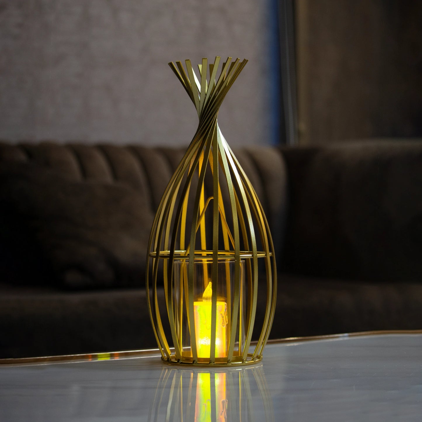 Oval Bird Cage Metal Candle Stand/Hanging Candle Holders for interior decoration
