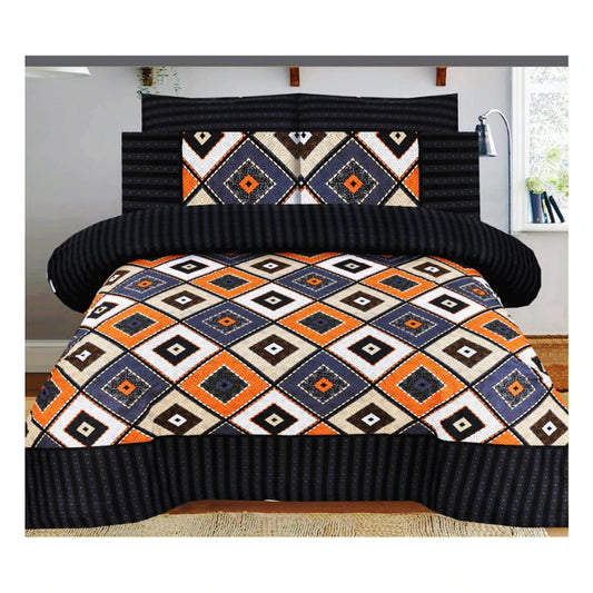 Pure Cotton King size Bedsheet with 2 Pillow Covers / premium cotton bedsheet -AK4523